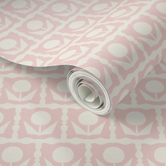 Oh Happy Day in Pink Wallpaper