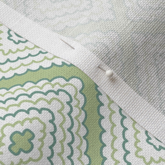 Petit Fours- Green and Teal - Fabric by the Yard