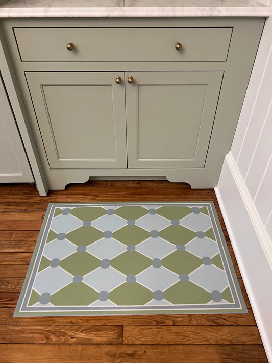 "Hopscotch" Vinyl Floor Mat