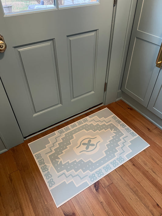 "Step It Up" Vinyl Floor Mat