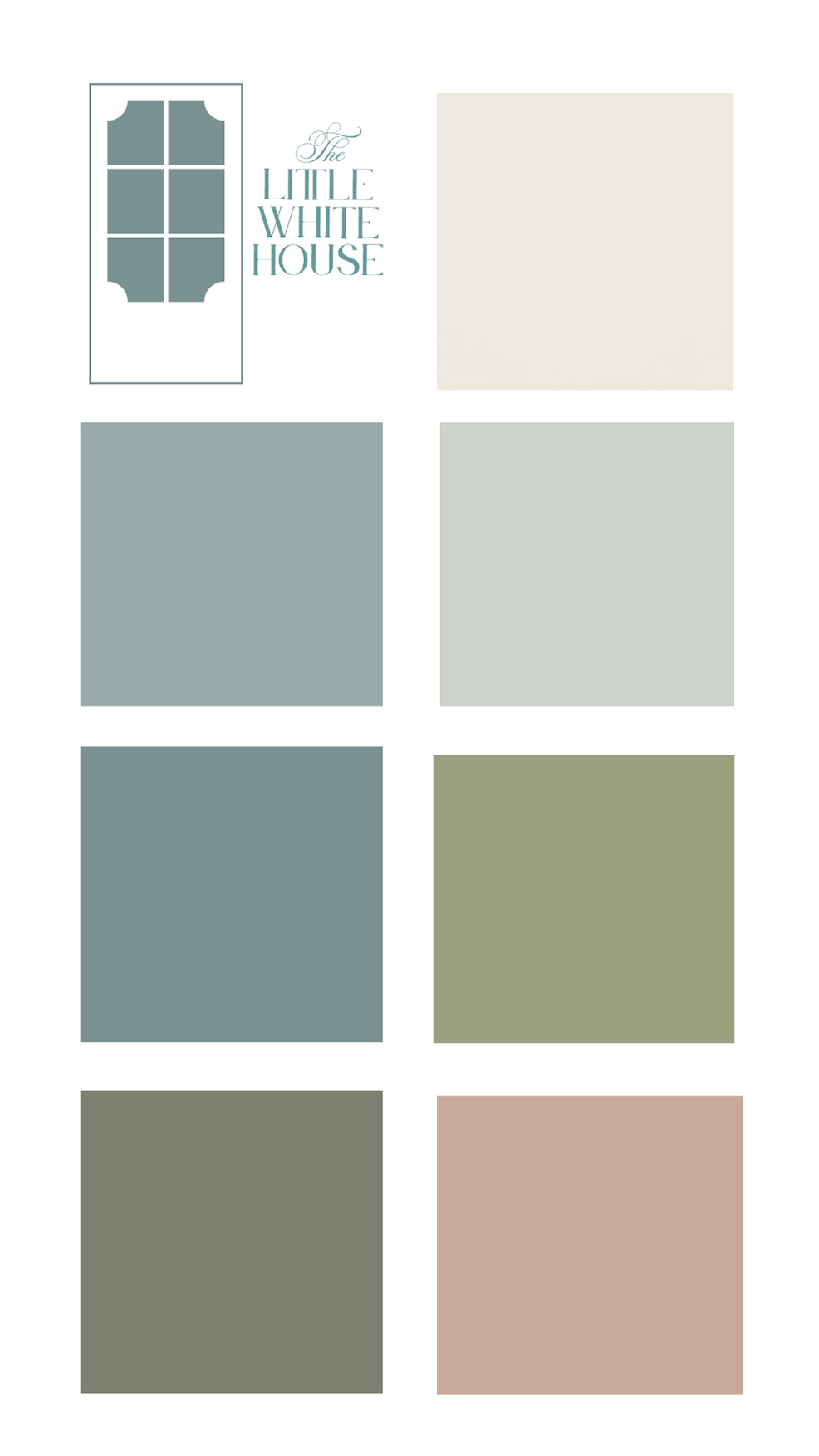 "Little White House" Full Interior & Exterior Paint Schedule