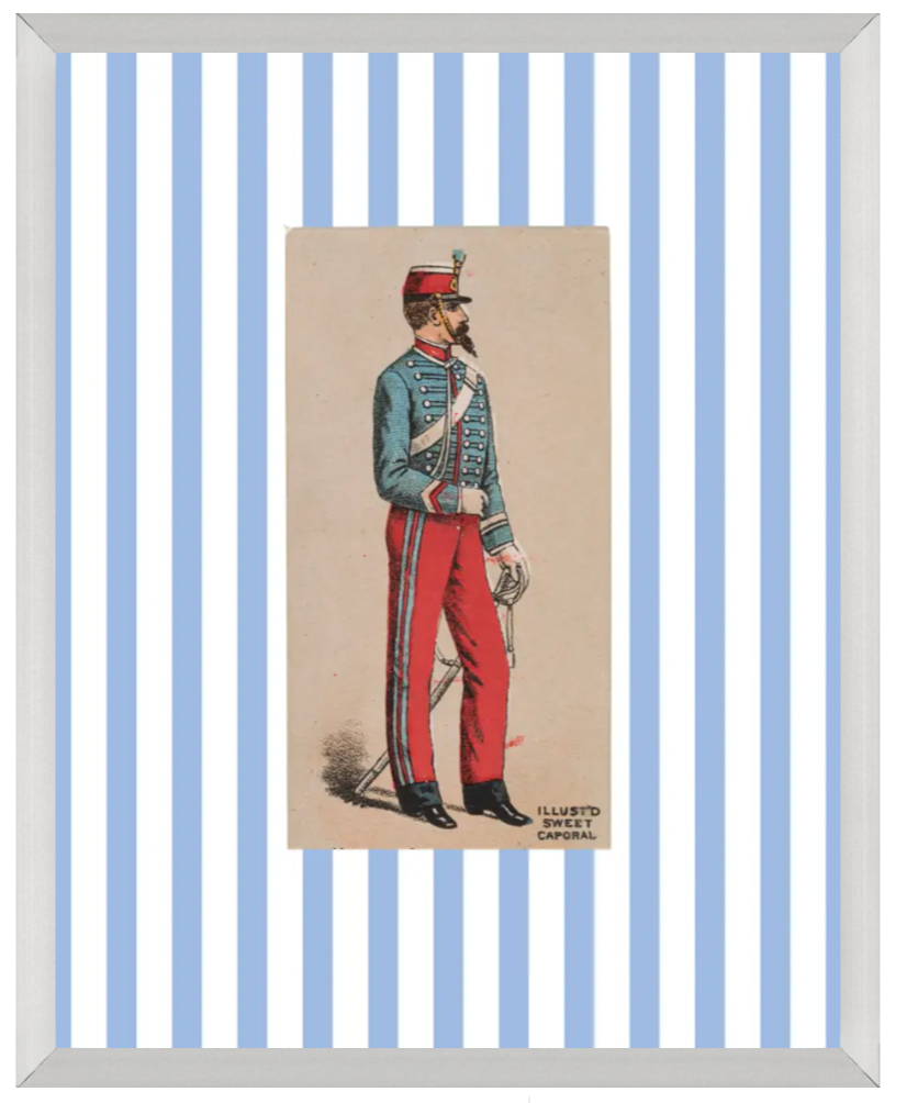 Vintage Soldiers in Uniform, 8x10 Giclee Print : Solider #10