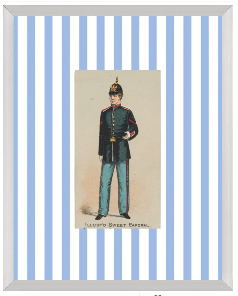 Vintage Soldiers in Uniform, 8x10 Giclee Print : Solider #4