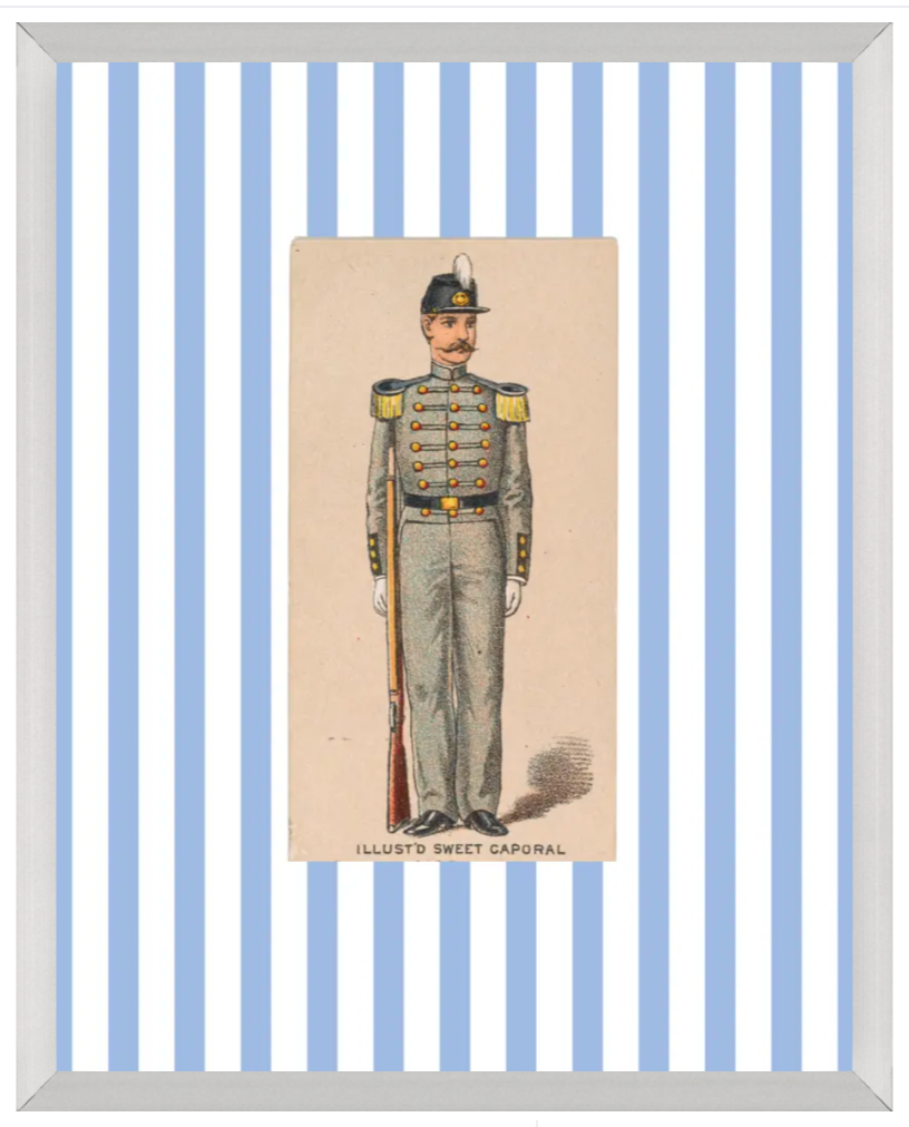 Vintage Soldiers in Uniform, 8x10 Giclee Print : Solider #5