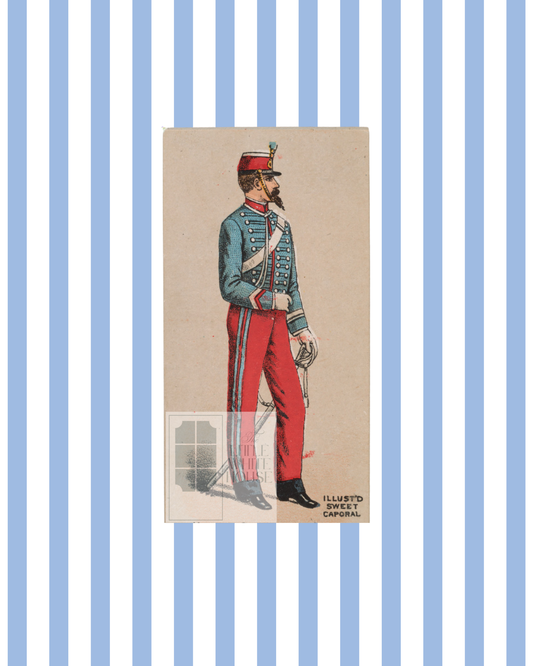 Vintage Soldiers in Uniform, 8x10 Giclee Print : Solider #10