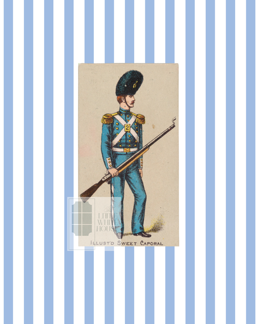 Vintage Soldiers in Uniform, 8x10 Giclee Print : Solider #3