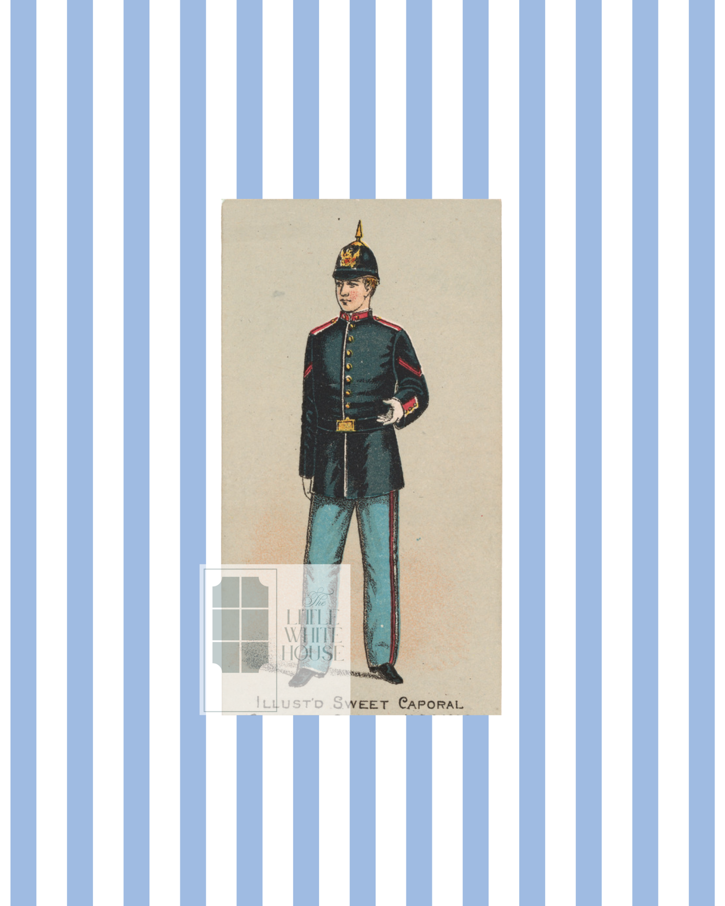 Vintage Soldiers in Uniform, 8x10 Giclee Print : Solider #4