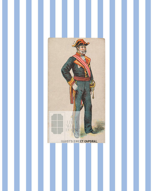 Vintage Soldiers in Uniform, 8x10 Giclee Print : Solider #7