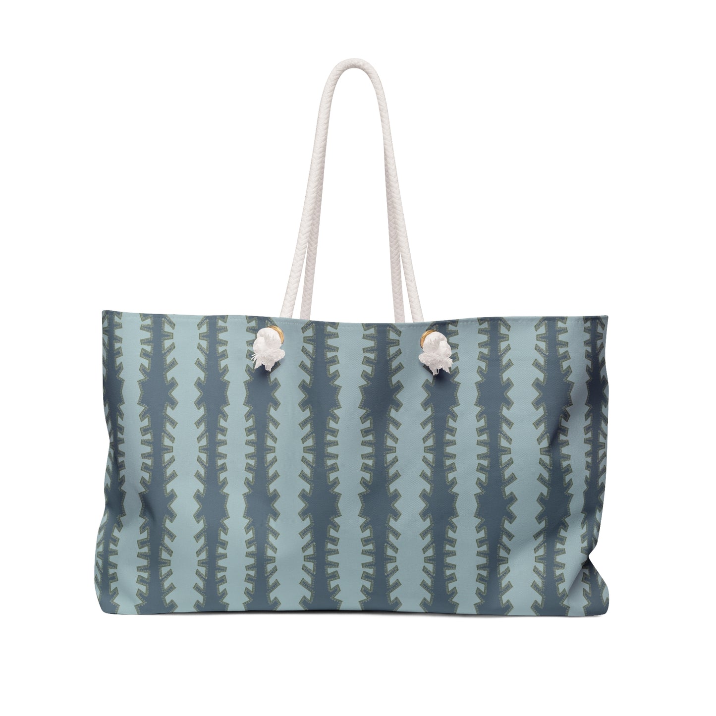 LWH Weekender in "Zipper" in blue on blue