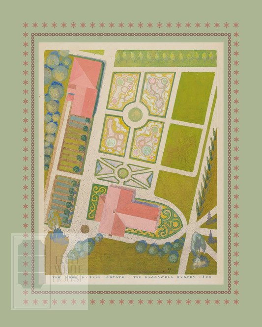 Historic Estate Survey Giclee - Bull Estate