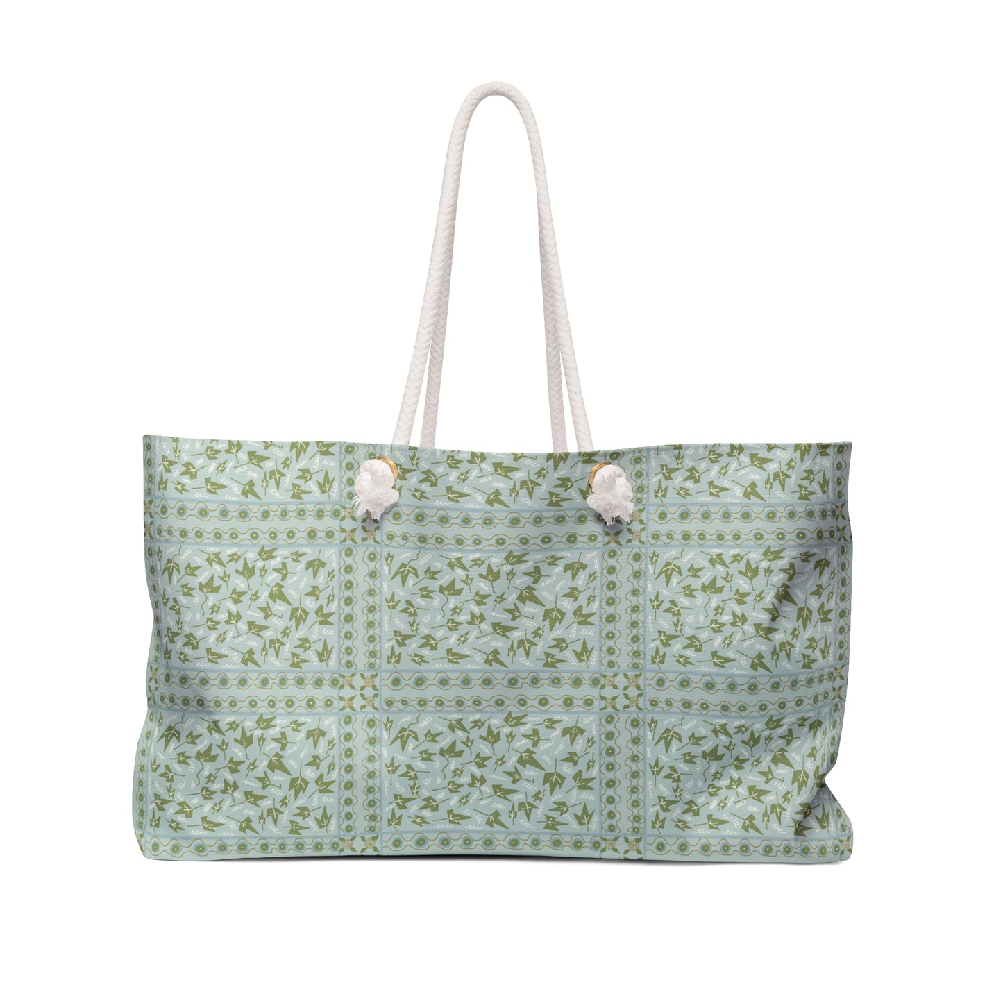 LWH Weekender in "Ivy on Blue"