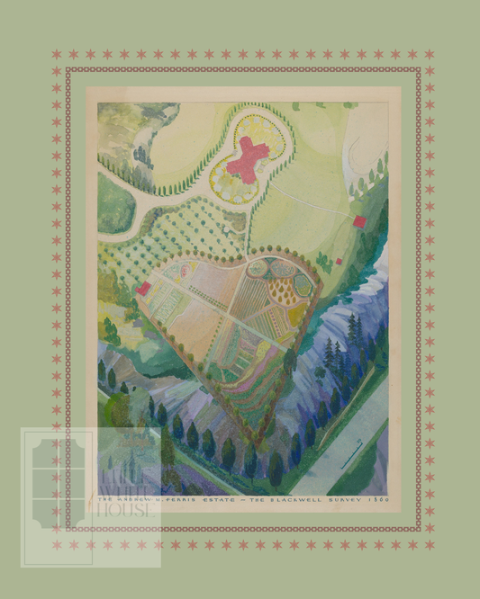 Historic Estate Survey Giclee - Ferris Estate
