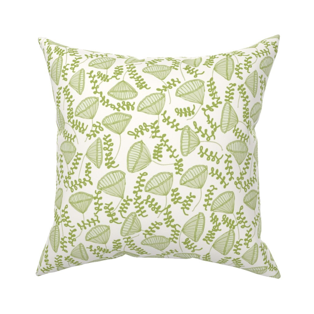 Under my Umbrella in Bright Green - Fabric by the Yard