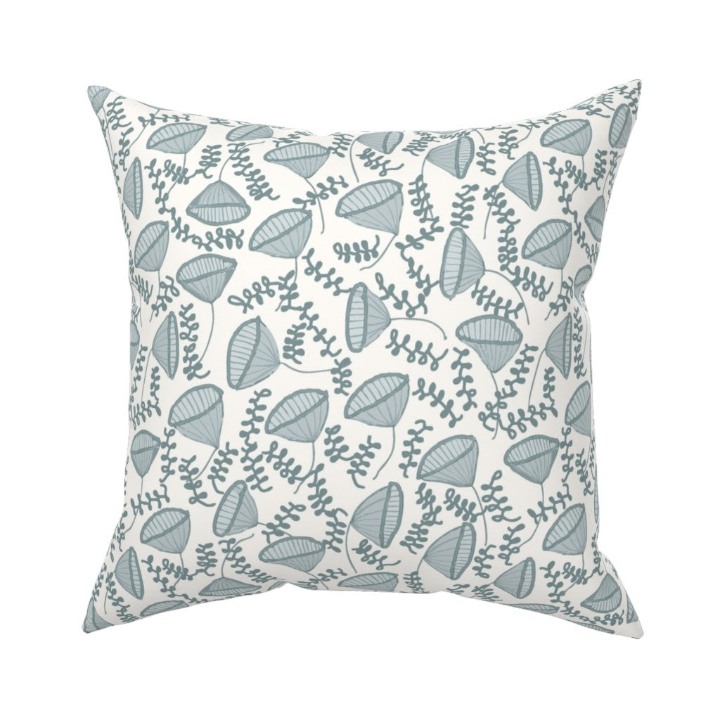 Under my Umbrella in Moody Blue - Fabric by the Yard
