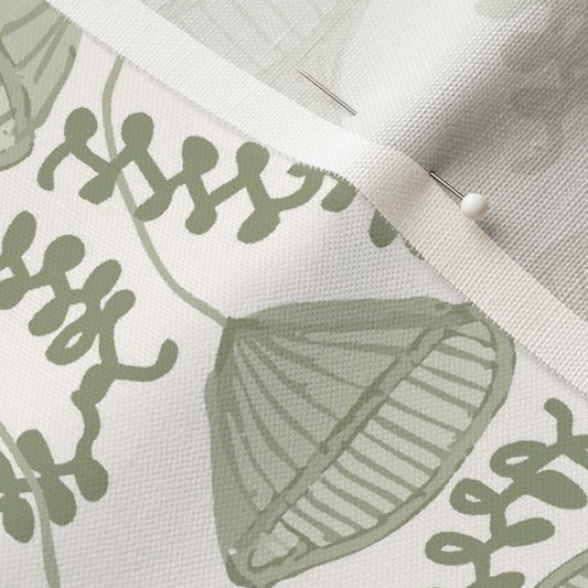 Under my Umbrella in Rookwood Green - Fabric by the Yard