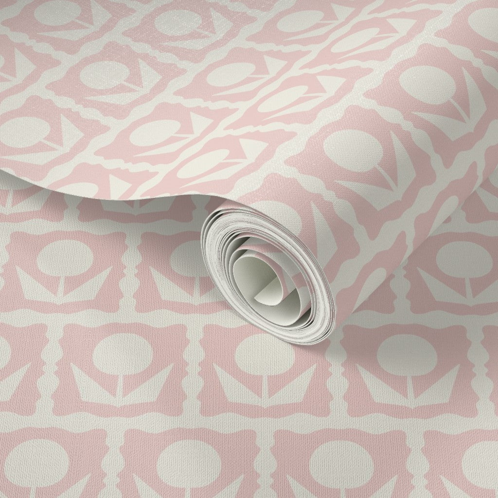 Oh Happy Day in Pink Wallpaper