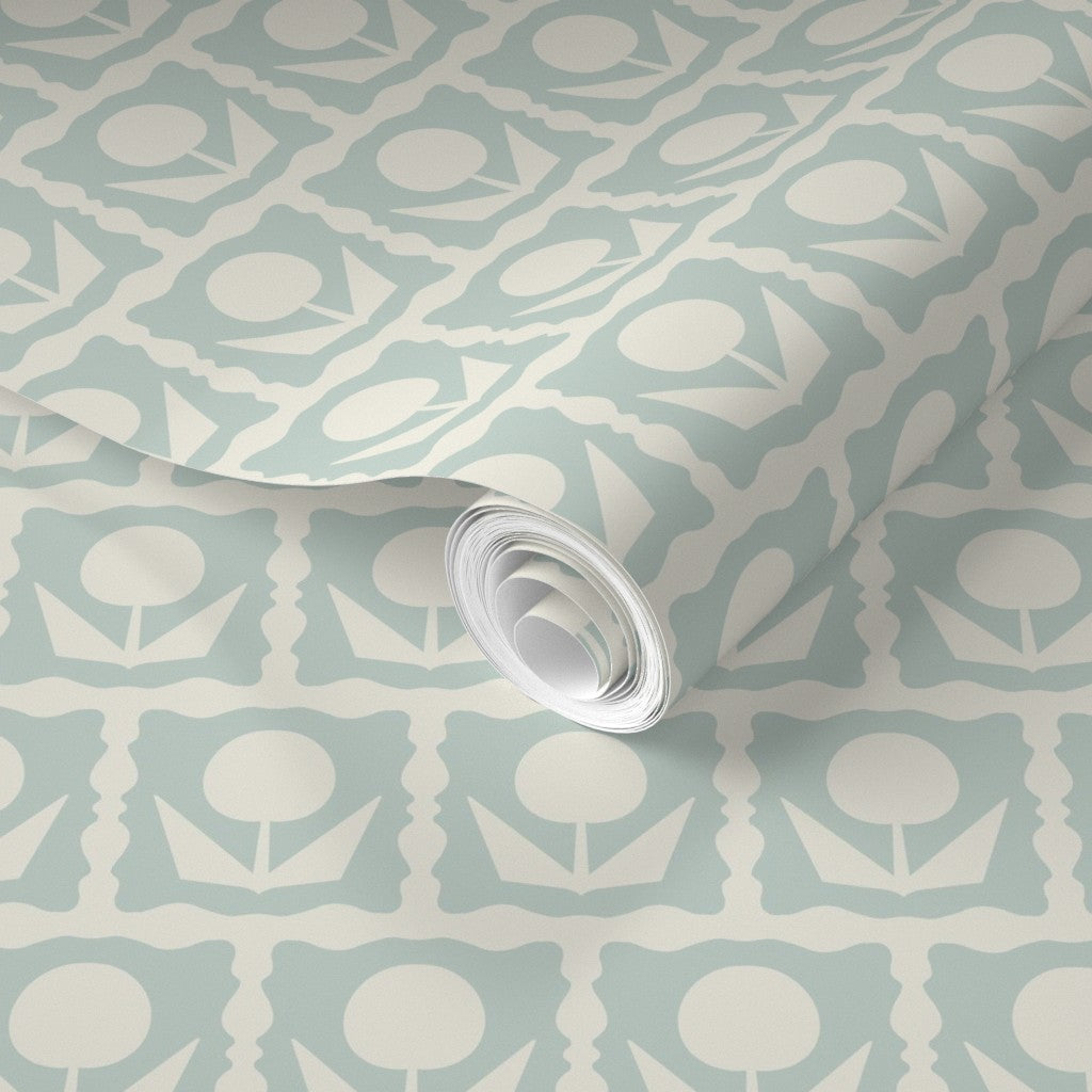 Oh Happy Day in Blue- Wallpaper