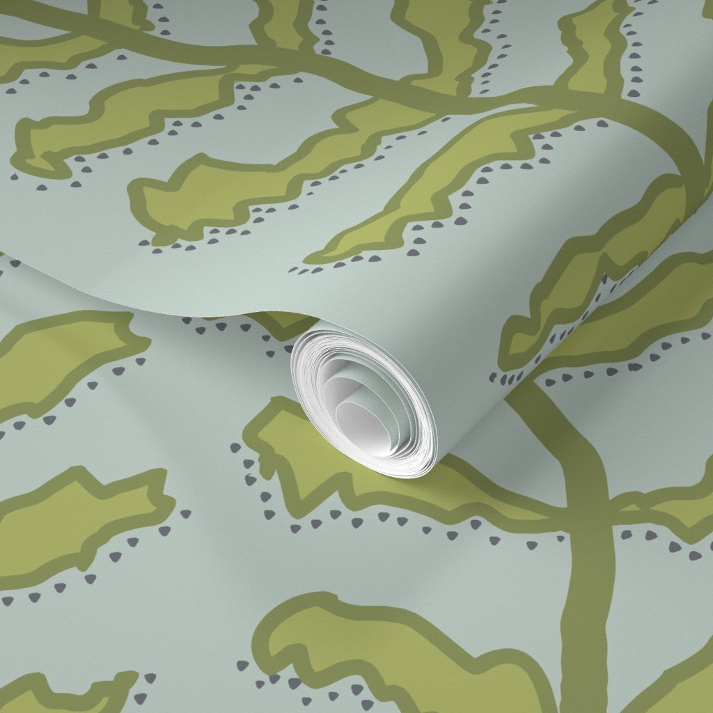 Kelp Forest - Blue & Green Wallpaper