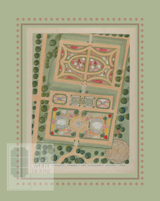 Historic Estate Survey Giclee - Richards Garden