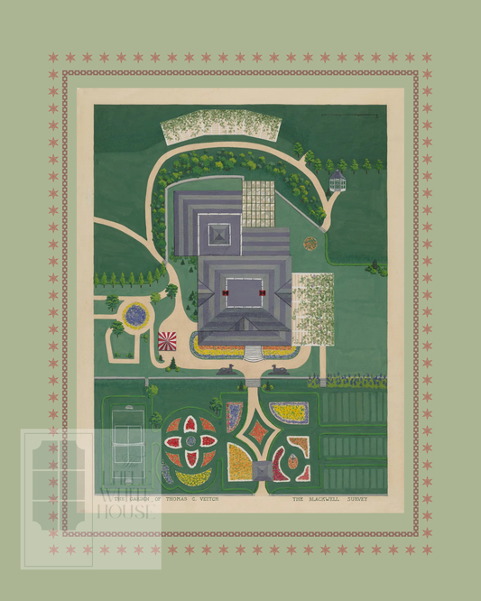 Historic Estate Survey Giclee - Veitch Estate