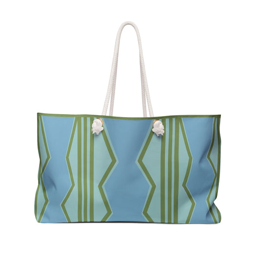 LWH Weekender - Outside The Lines in Blue/Green