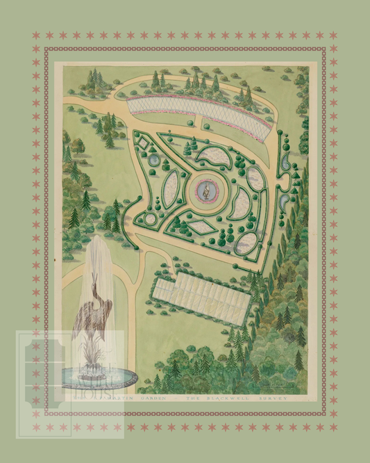 Historic Estate Survey Giclee - Martin Garden