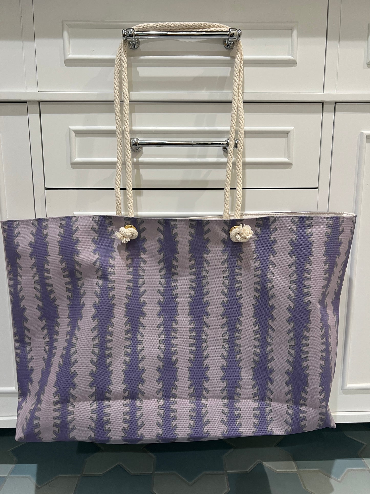LWH Weekender in "Zipper" in Lilac