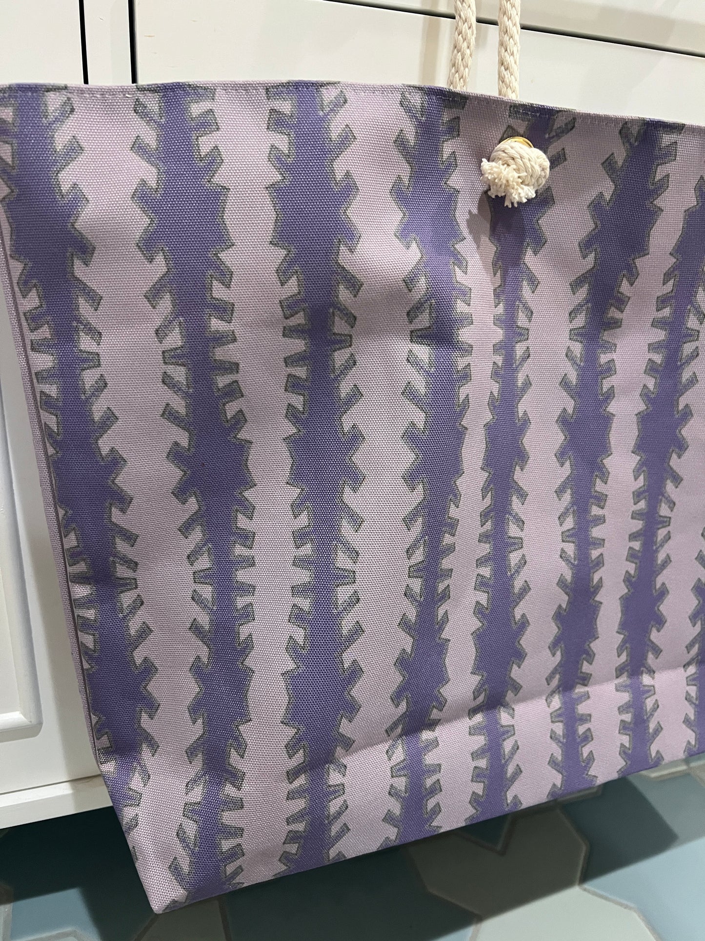 LWH Weekender in "Zipper" in Lilac