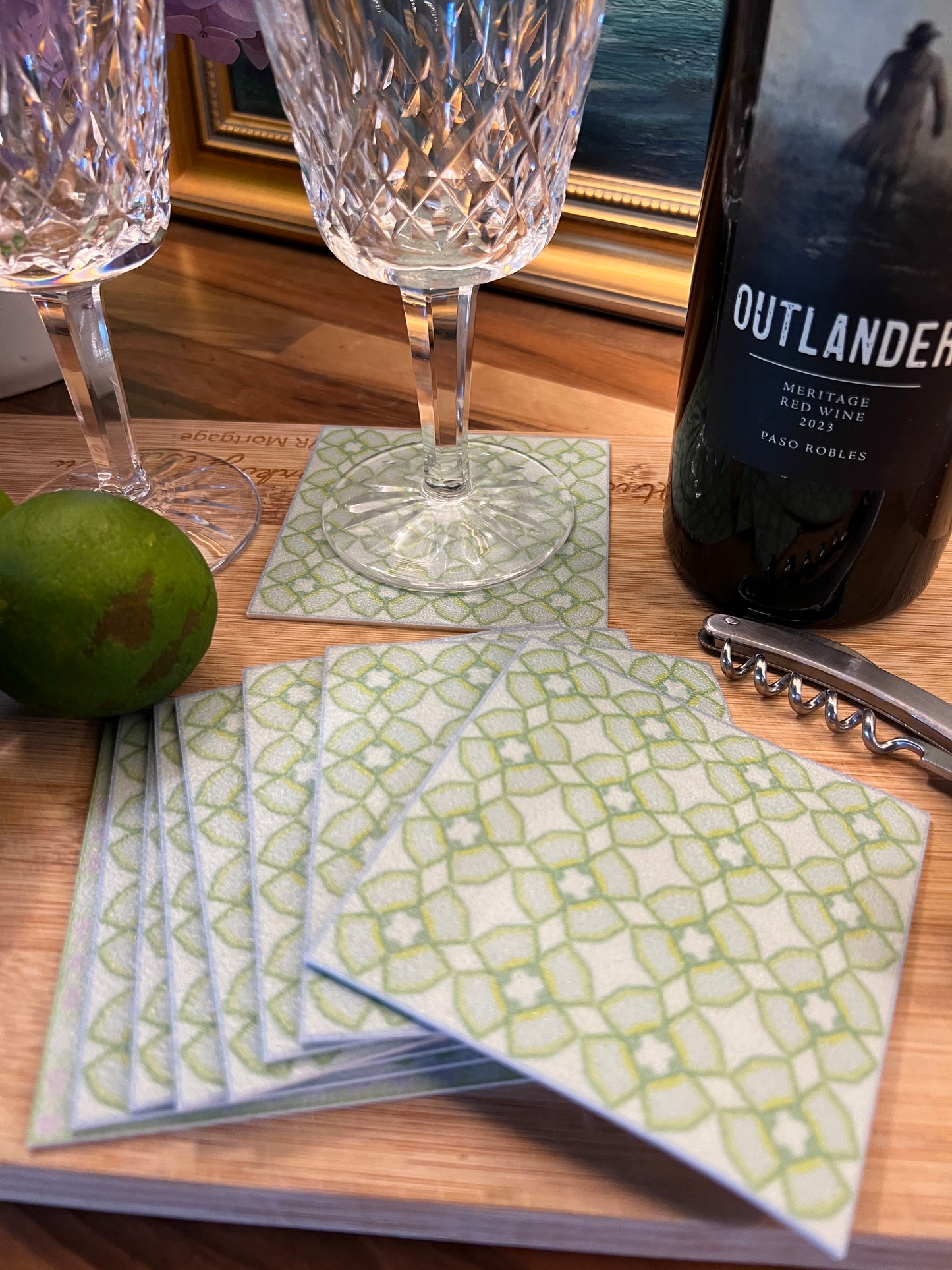 LWH Abstract Coasters  - "Hoagie"