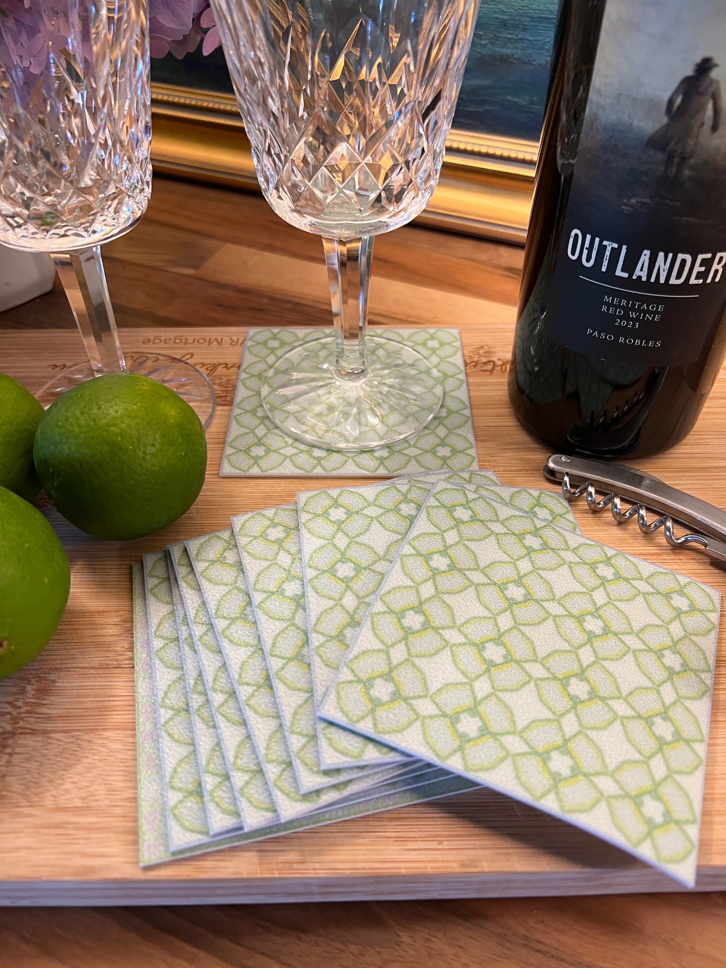LWH Abstract Coasters  - "Hoagie"