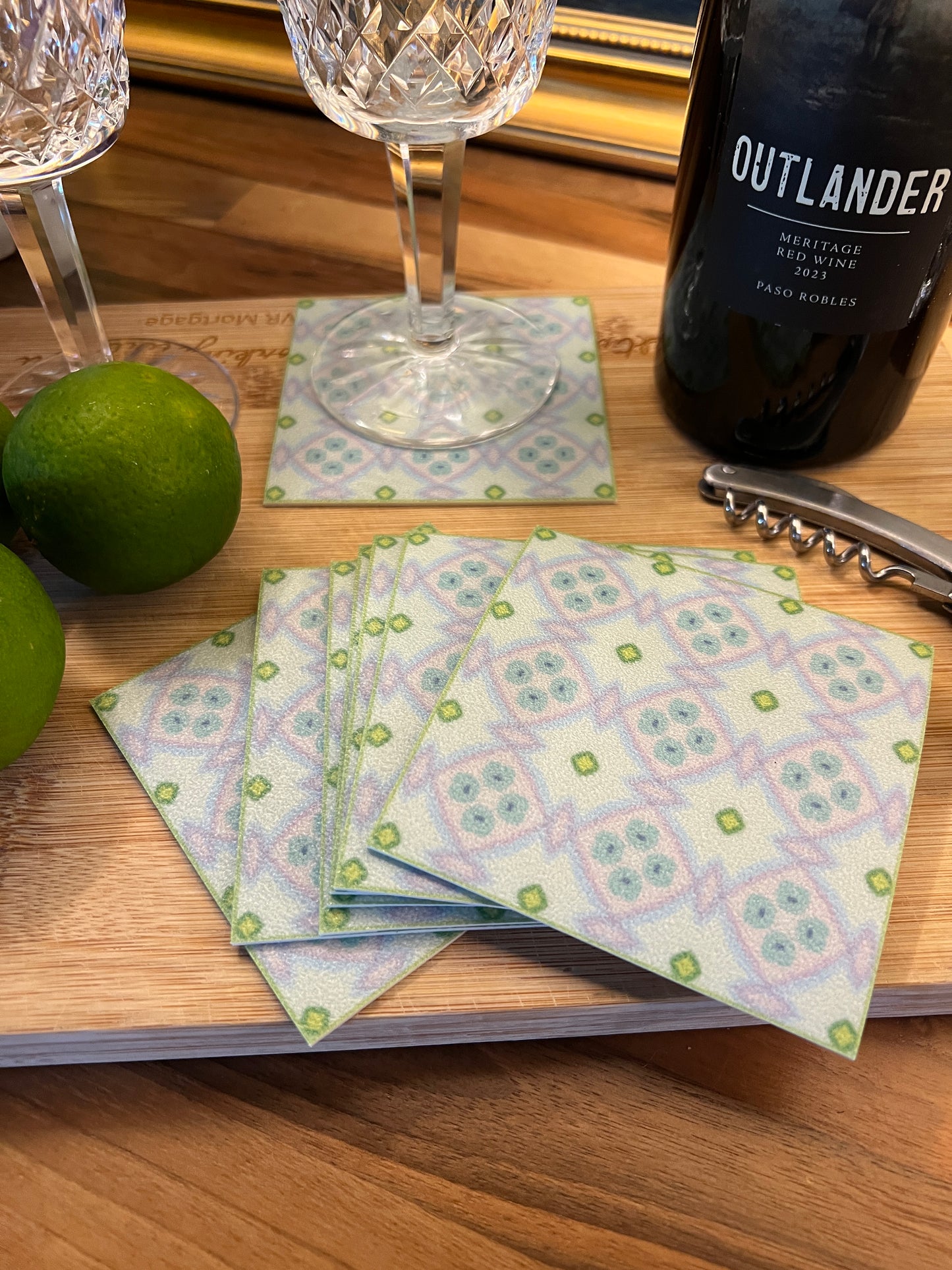 LWH Abstract Coasters  - "Space Wrangler"