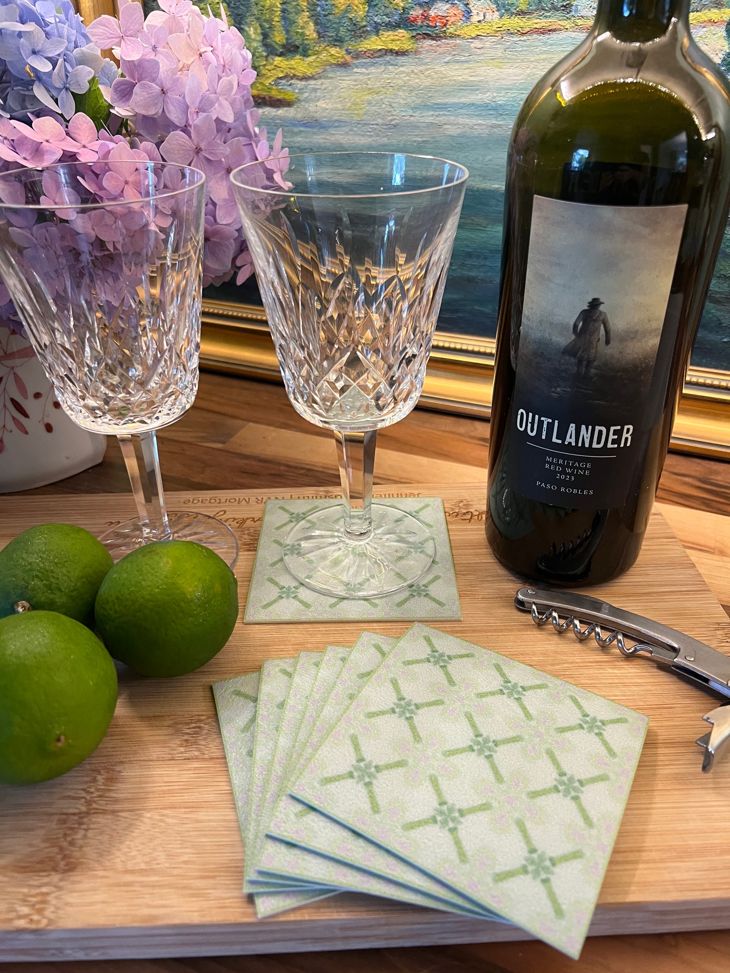 LWH Abstract Coasters  - "Psyche"