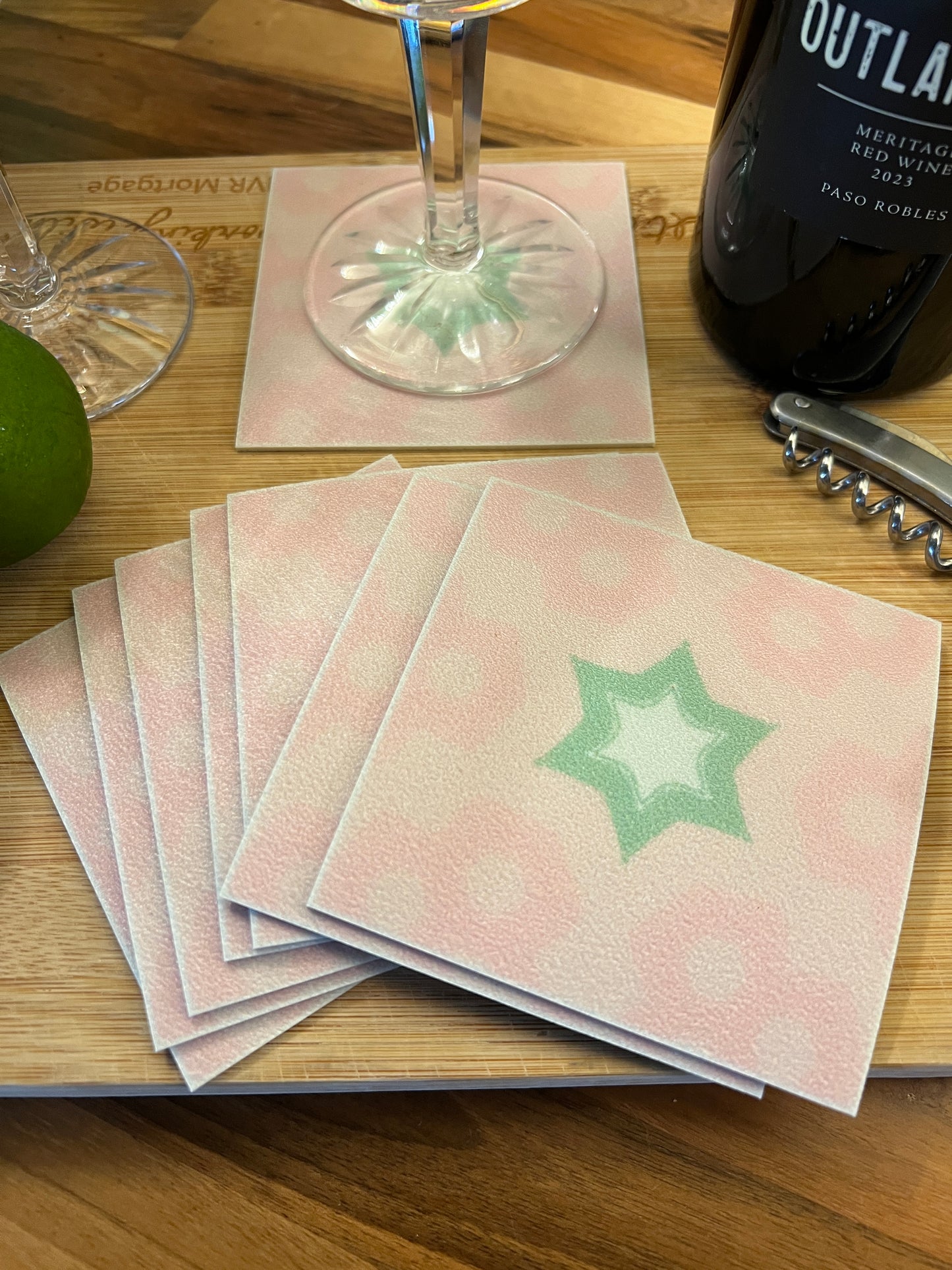 LWH Abstract Coasters  - "Super Duper"
