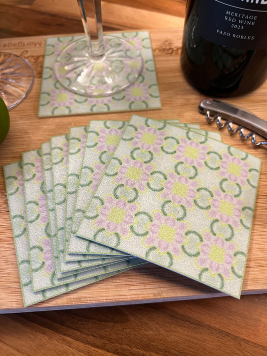LWH Abstract Coasters  - "Chain Gang"