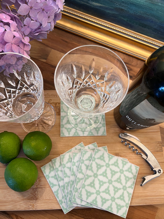 LWH Abstract Coasters  - "Lucky Star"
