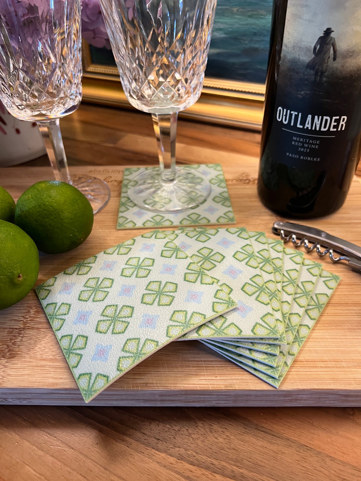 LWH Abstract Coasters  - "Ireland Bell"