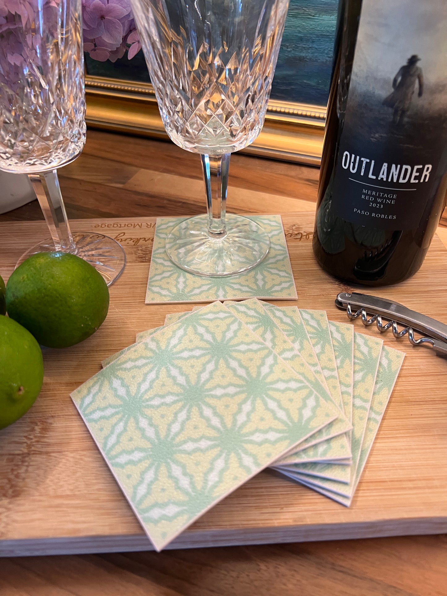 LWH Abstract Coasters  - "Lacey"