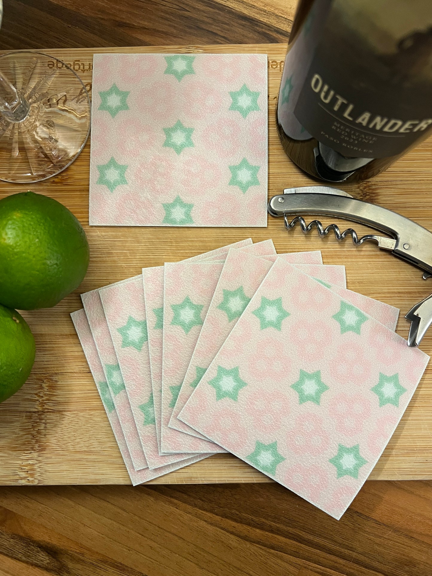 LWH Abstract Coasters  - "Skittles"