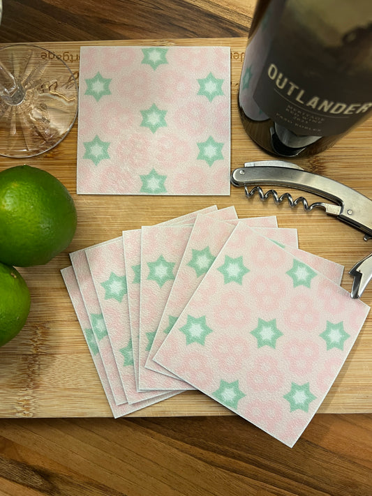 LWH Abstract Coasters  - "Skittles"