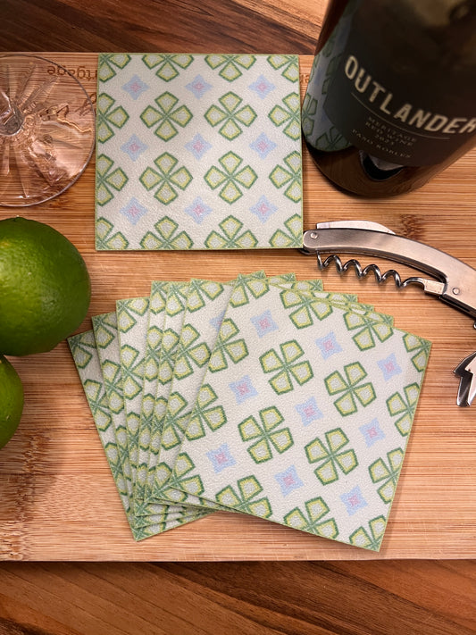 LWH Abstract Coasters  - "Ireland Bell"