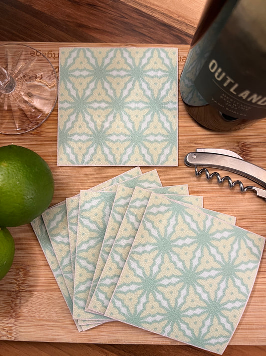 LWH Abstract Coasters  - "Lacey"