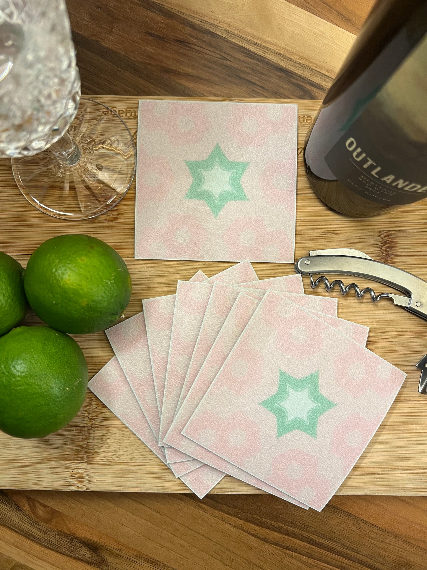 LWH Abstract Coasters  - "Super Duper"