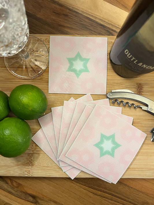 LWH Abstract Coasters  - "Super Duper"