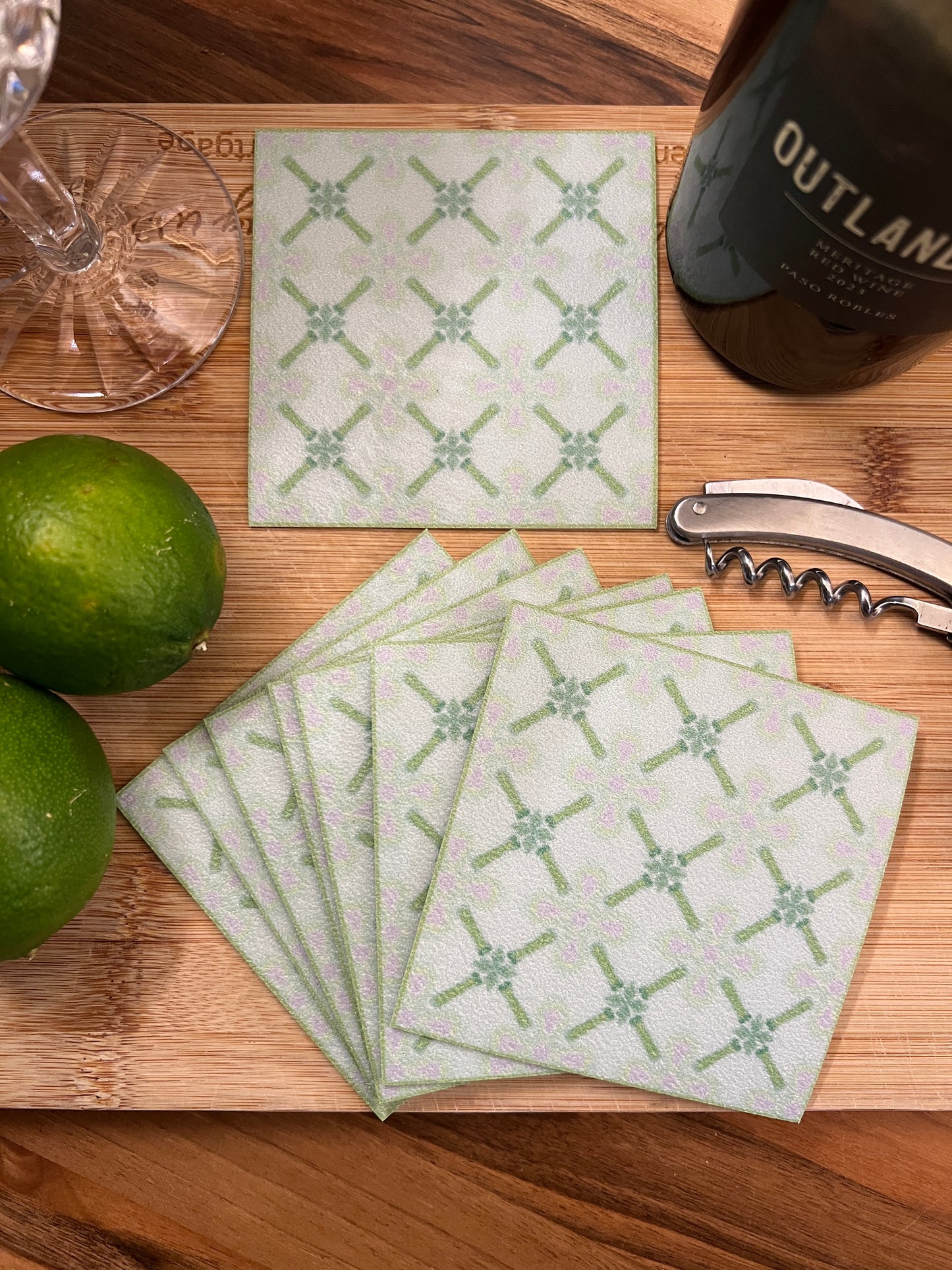 LWH Abstract Coasters  - "Psyche"