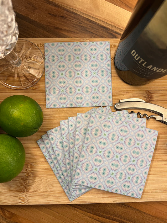 LWH Abstract Coasters  - "Hootie"
