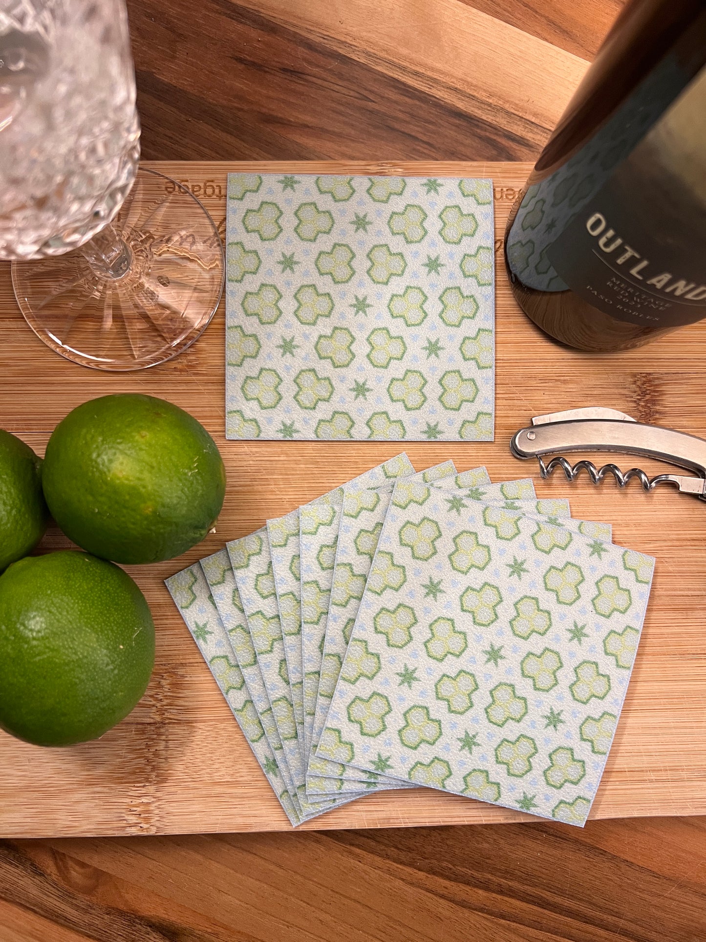 LWH Abstract Coasters  - "Snow"