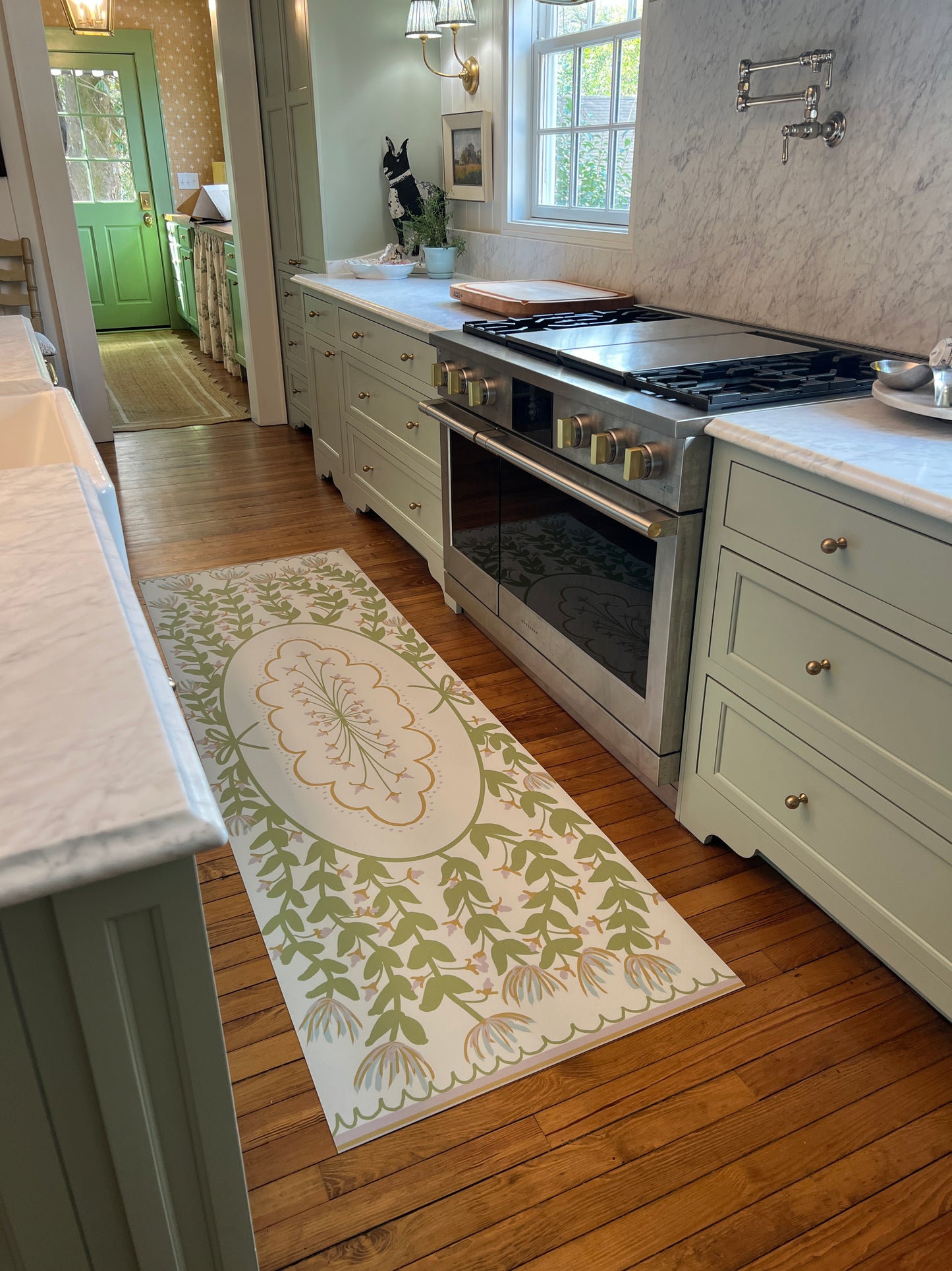 "Cottage Kitchen" Vinyl Runner