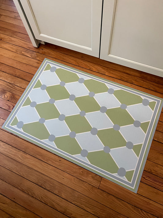 "Hopscotch" Vinyl Floor Mat