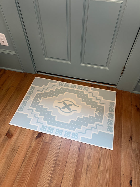 "Step It Up" Vinyl Floor Mat