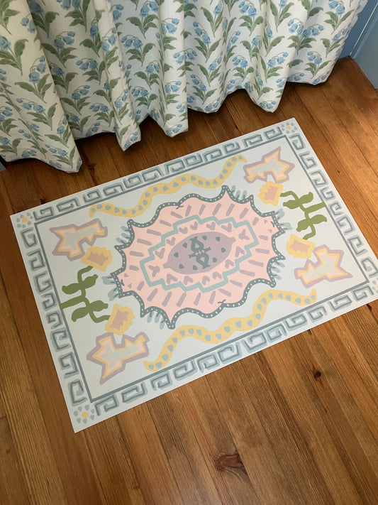 "Sophie" Vinyl Floor Mat
